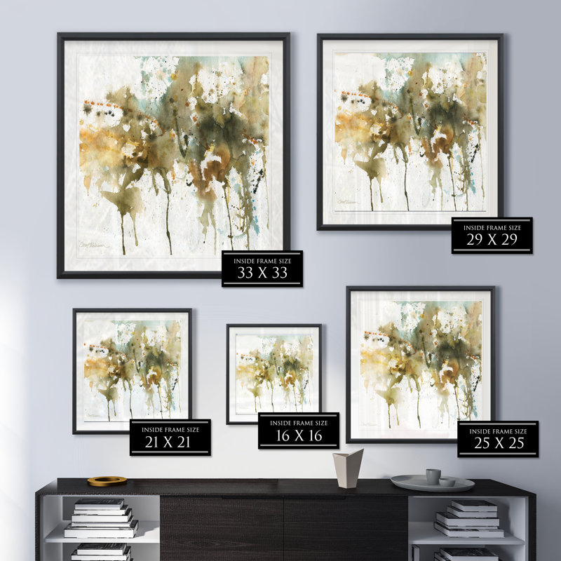 « allusion iii », reproduction encadrée, H 22,5 po x l 22,5 po x P 1,5 po