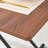 Modern minimalist multifunctional lift table with 0.8 inch thick MDF desktop and black metal legs, can be used as a dressing table, coffee table, dining table, and office table.-1321111596-1321111598