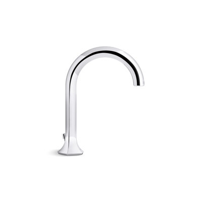 Occasion Sink with Cane Design Single Hole Faucet Bathroom Faucet with Drain Assembly