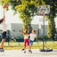Panier de basketball d'extérieur réglable en hauteur 102,25 po