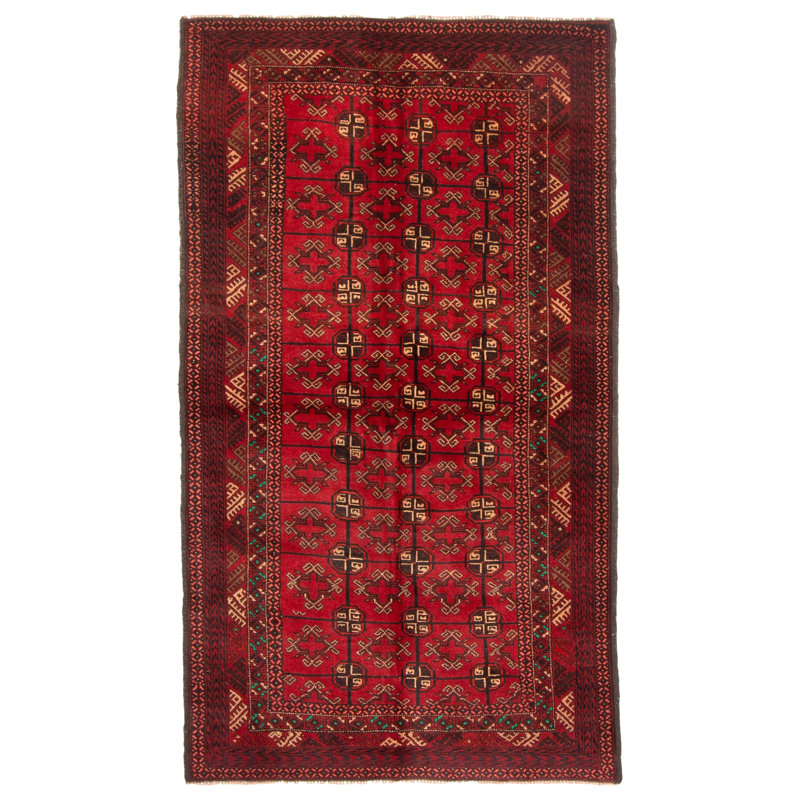 Rizbaft Red Rug 3'5" x 5'11"