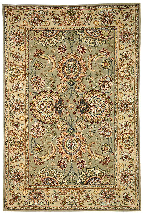 Persian Court Silk & Wool Pile Rug, 4' x 6'