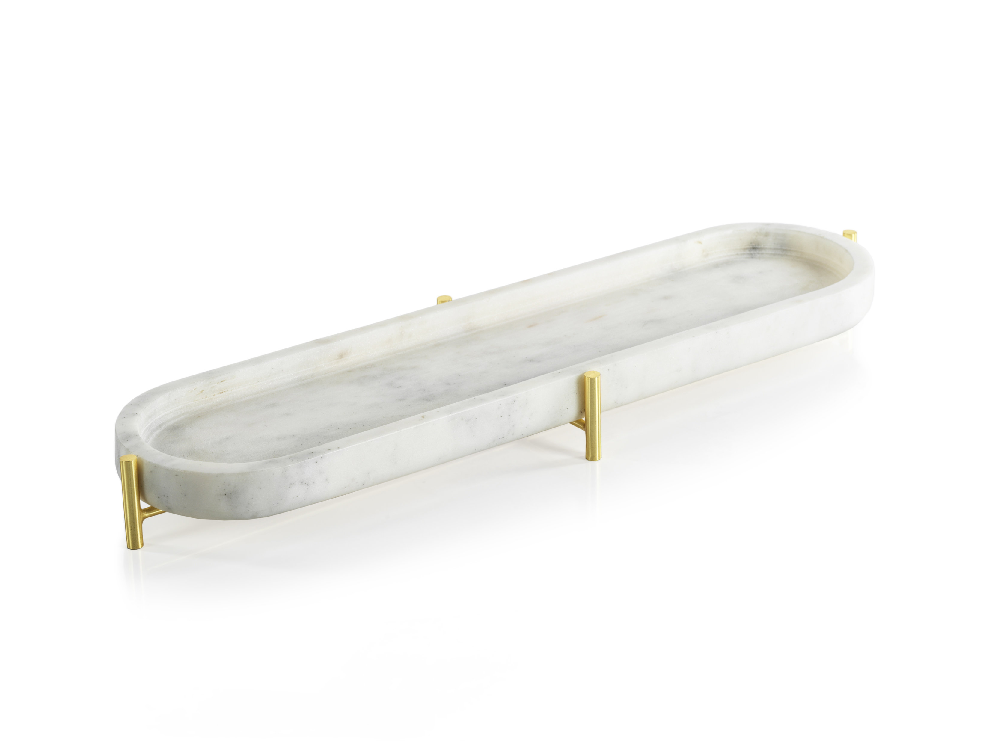 Marble Quatrefoil Tray main image 1