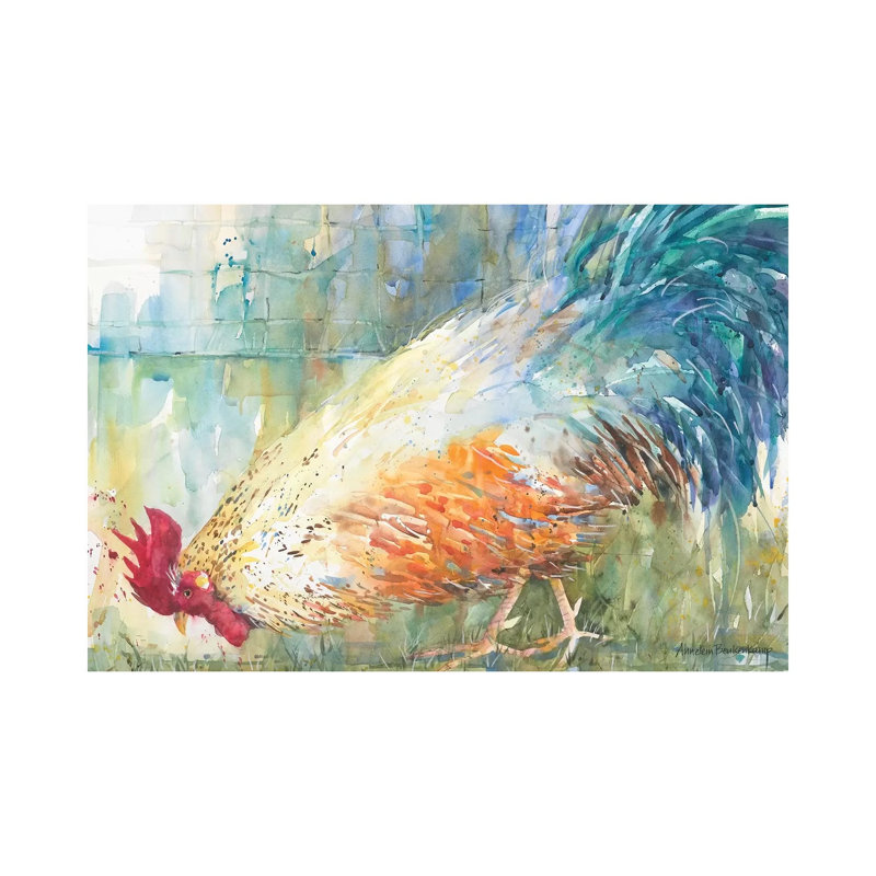 Feathered Forager by Annelein Beukenkamp - Wrapped Canvas Painting, 152.5 cm H x 101.5 cm W