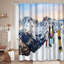 Rideau de douche avec 12 crochets Mountain-699099529
