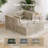 Boneless Modern Sofa With Removable Ottoman And Pillows-1564389739