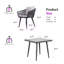 Ensemble repas rectangulaire avec coussins-978634513-950212344