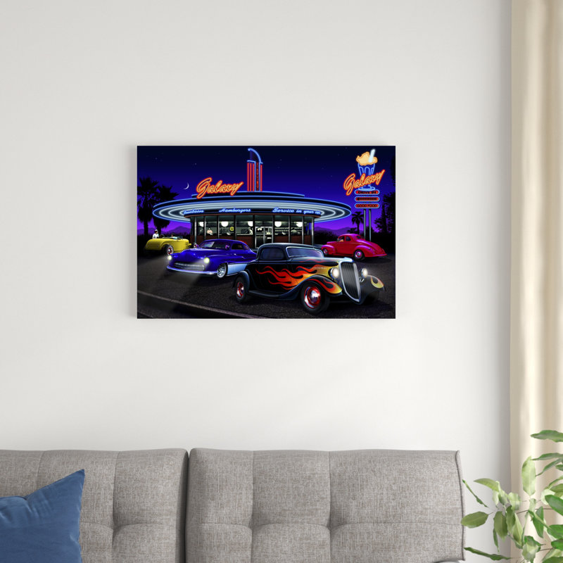 Diners And Cars VII, H 20 po x l 30 po x P 1,25 po