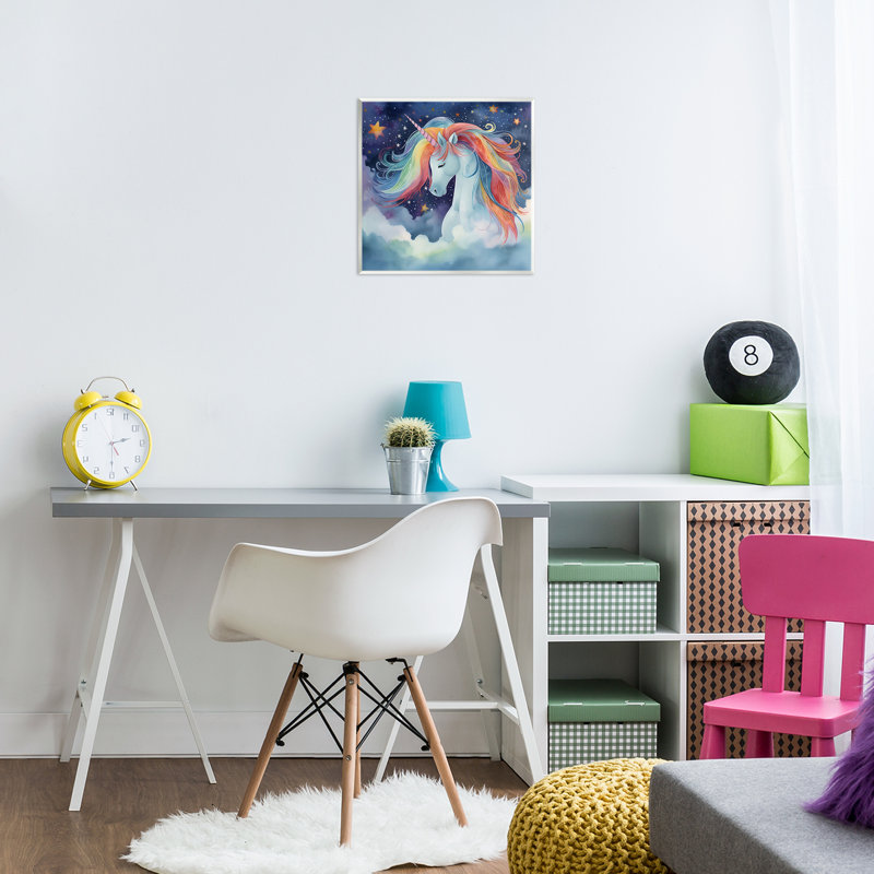 Plaque murale licorne arc-en-ciel, conception par Creative Studio