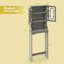 Red Barrel Studio Over The Toilet Bathroom Spacesaver Organizer W/ Adjustable Shelf & Doors-1025227090