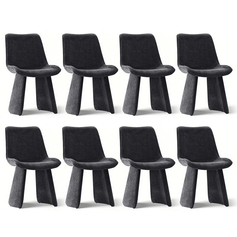 Ensemble de 8 chaises de salle à manger rembourrées Modern