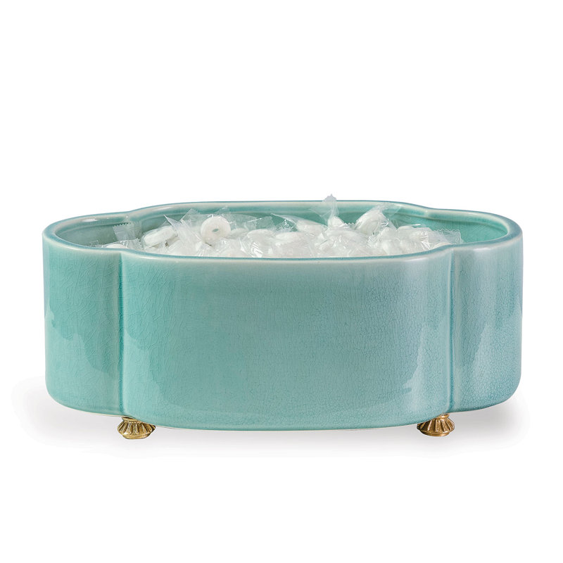 Carol Handmade Ceramic Planter, Blue