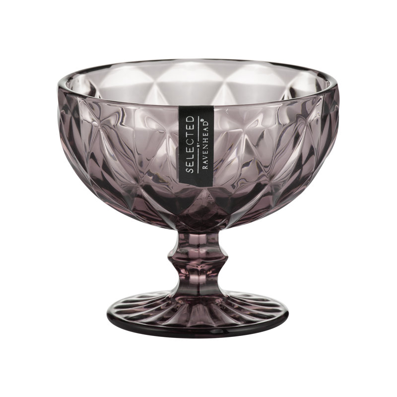 Gemstone Sundae Dishes/Desert Bowls, Pink