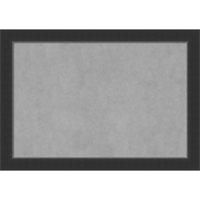 Corvino Black Framed Magnetic Organization Board
