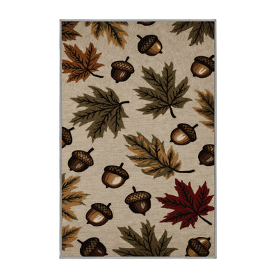 Machine Washable Nature Gray Area Rug