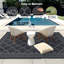 Tapis d'extérieur marocain en plastique paille imperméable et moderne pour le jardin-1433882754-1417312068