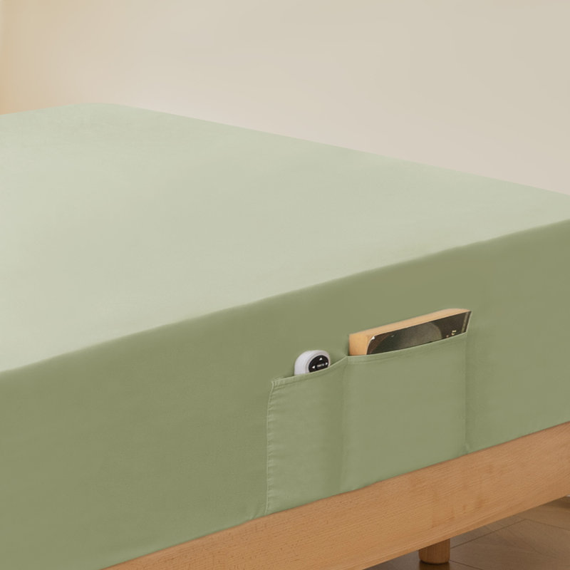 Drap-housse Barossa, Drap-housse de taille double, Vert sauge