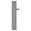 Lits simples escamotables doubles avec armoires et tablettes, lits muraux en bois peu encombrants, gris-291528952