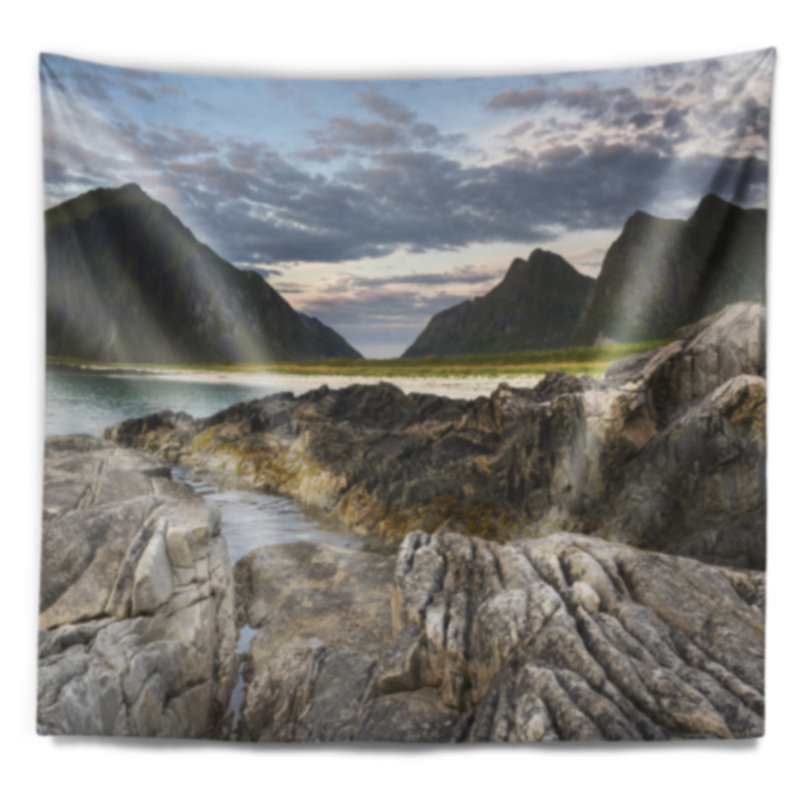 Polyester Tapestry, 78" H x 92" W