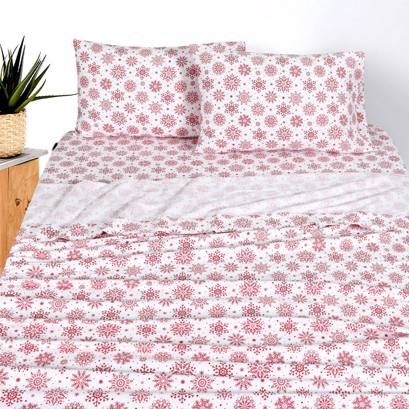 King Gray Cotton Flannel Deep Pocket Sheet Set