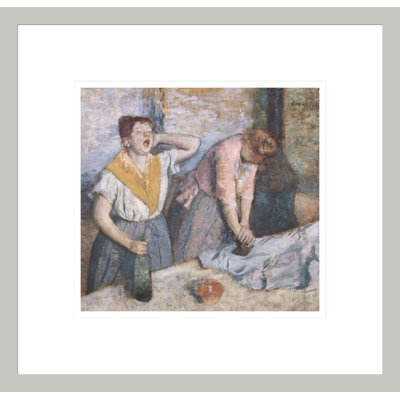 «The Laundresses» par Edgar Degas, impression giclée encadrée