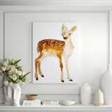 Woodland Critter V Print by Fern Cassidy