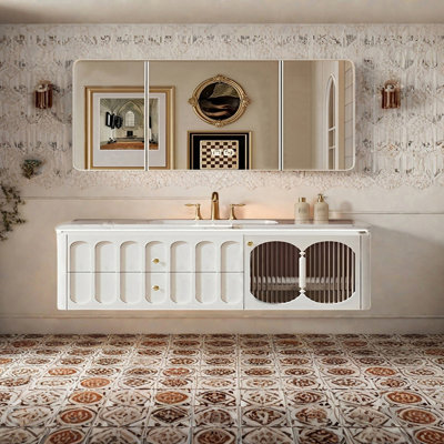 American modern style bathroom cabinet