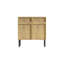 Armoire de salle de bain autoportante 30 po avec évier intégré en céramique