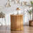 Coffee Table With Vertical Texture Relief Design