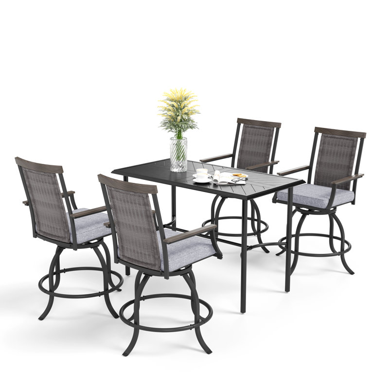 Ensemble de salle à manger rectangulaire pour 4 personnes 55 po Alyne