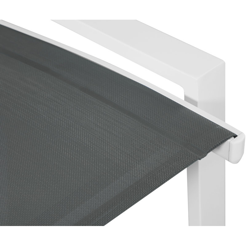 Tabouret de bar 29 po Ury, Blanc, gris