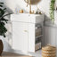 Meuble-lavabo simple 21,6 po avec comptoir en céramique Kayliani