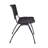 Nicklos Round Breakroom Table, 4 M Stack Chairs-32668453-32668458