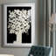 «Floral Silhouette», reproduction encadrée de qualité supérieure-1399403887-1399403880