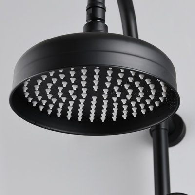 Brushed Shower - 8" Rainfall And Handheld System Head With Easy Installation In