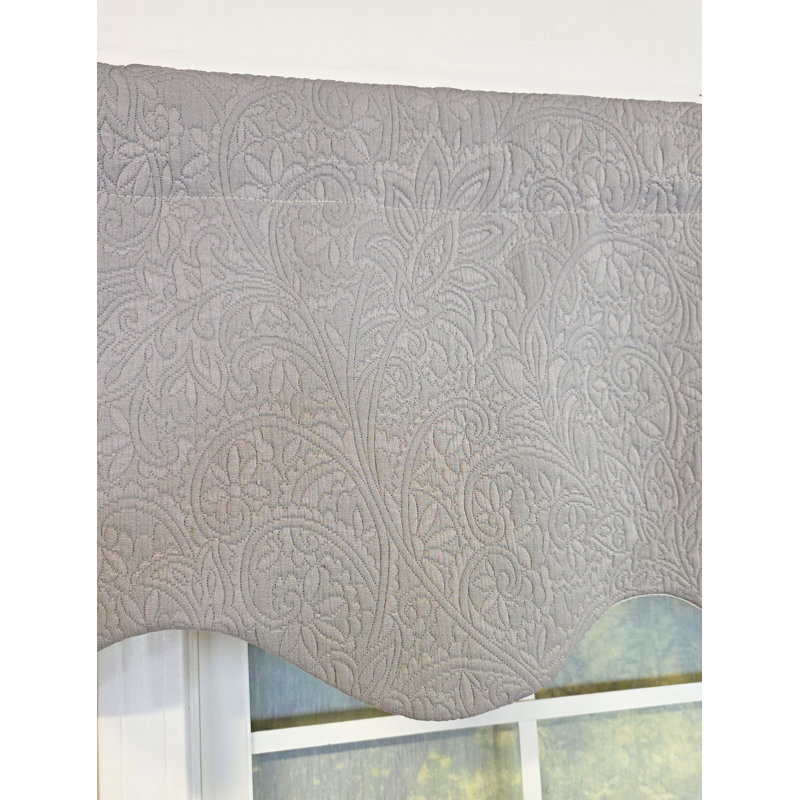 Cantonnière matelassée matelassée RLF Home, Gris