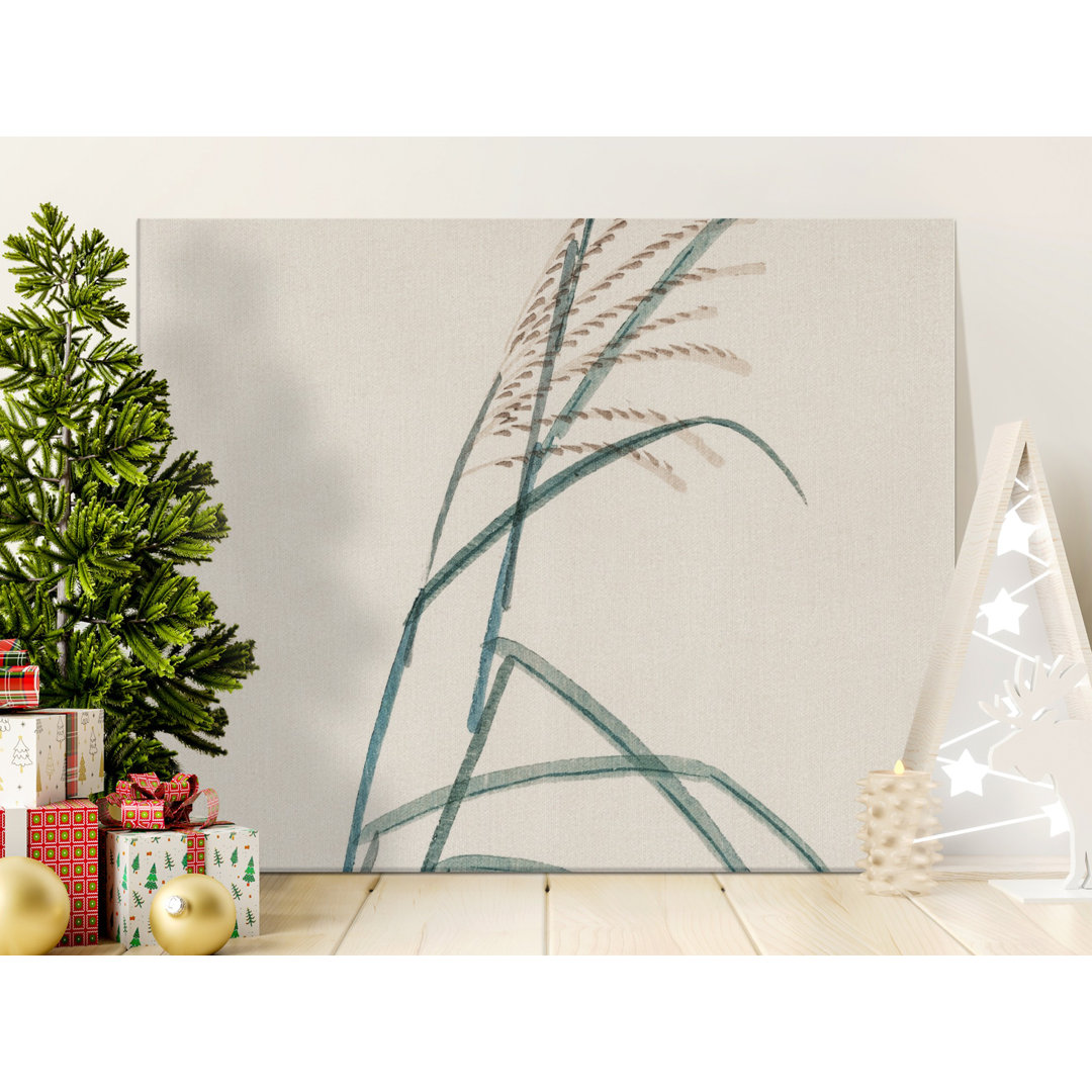 Serene Botanical Reed Canvas