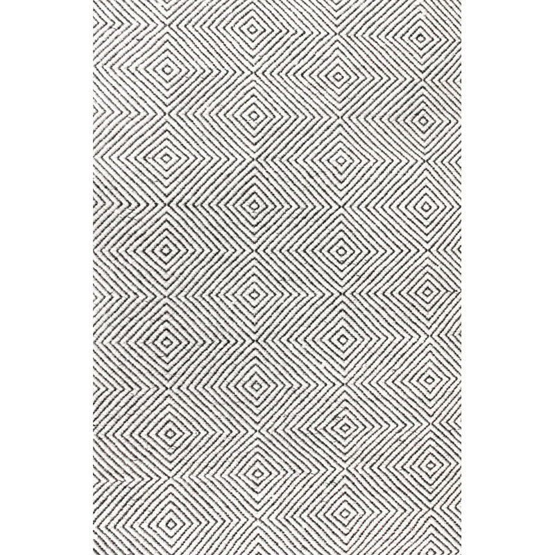 Geometric Hand Woven Area Rug, Rectangle 229 x 290cm
