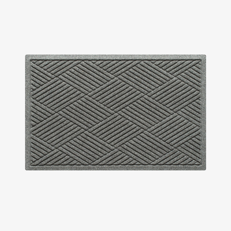 WaterHog Door Mat Diamond – 60 x 90 cm, Non-Slip, Indoor/Outdoor, Grey
