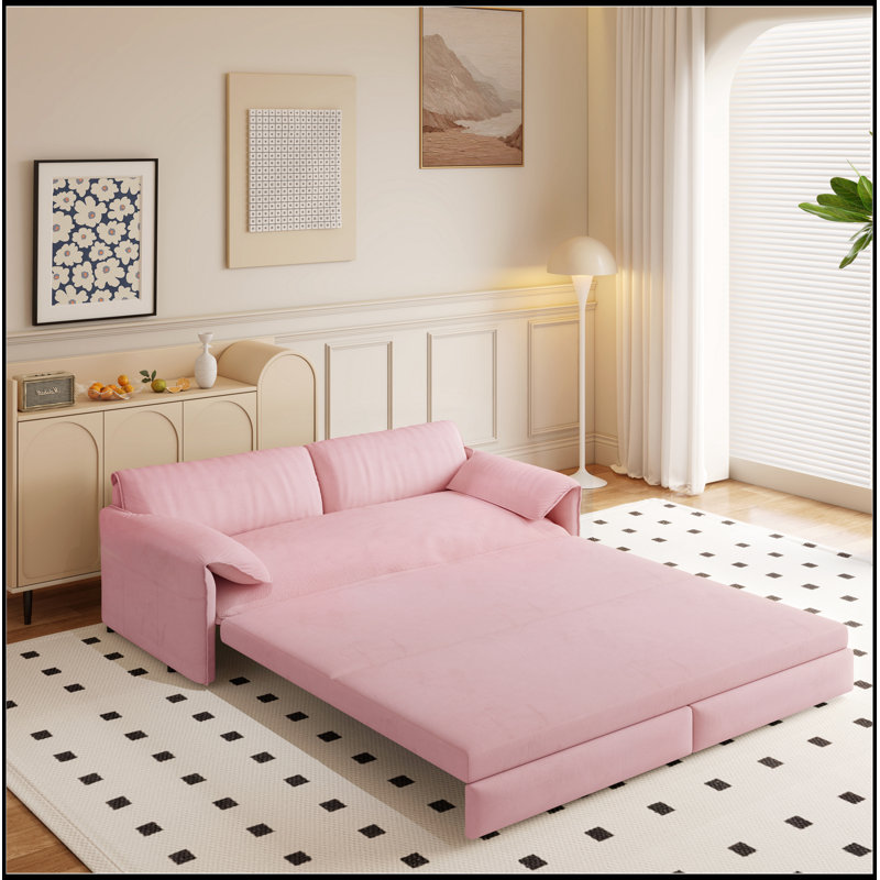 Canapé-lit polyvalent 3-en-1 avec rangement latéral pour divers espaces, parfait pour la flexibilité et la commodité