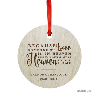 Wood Holiday Shaped Ornament