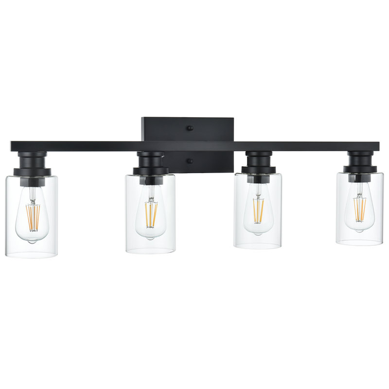 4 - Light Dimmable Vanity Light, Chrome