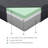 11Inch Green Tea Gel-Infused Memory Foam Mattress In A Box (Gray, Multiple Sizes Available: California King, )-49243971