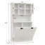 Grande armoire de salle de bain avec 2 tablettes réglables