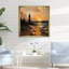 Phare au coucher du soleil, balise II - art mural Coastal Sunset-250964471-250964470