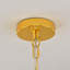 Lustre moderne en cristal 5 lumières