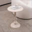 Table basse en fer noir Vintage Frost - Table de bout peu encombrante pour le salon / la chambre à coucher, facile à assembler