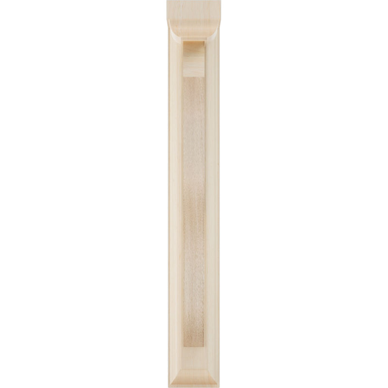 Support traditionnel Hamilton, Hévéa, H 11 po x l 1,5 po x P 9 po