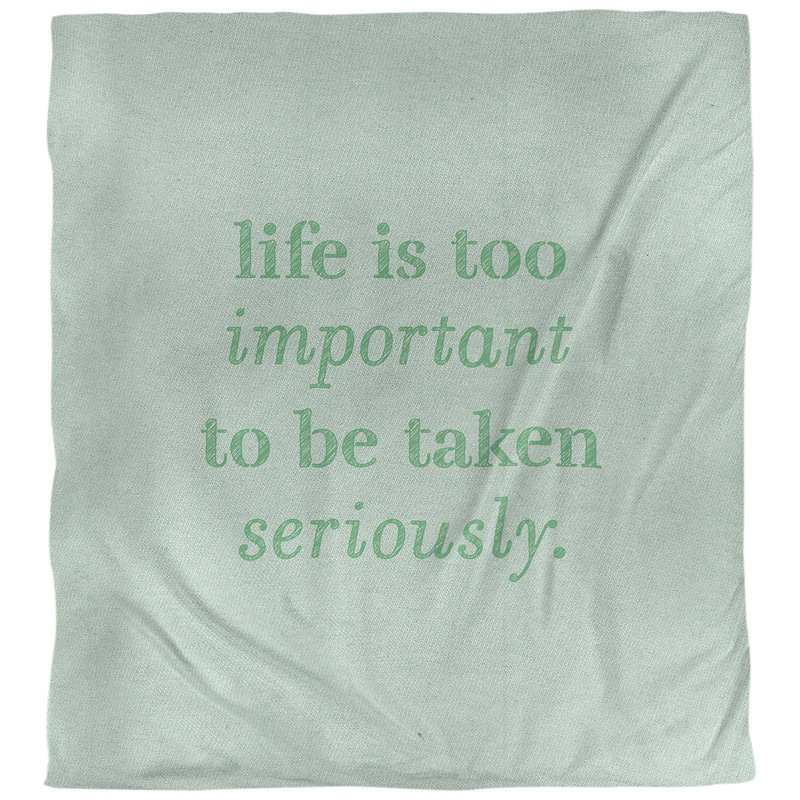 Housse de couette réversible simple Quotes, Housse de couette pour très grand lit, Vert
