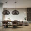 Bauza 1 - Light Matte Black Geometric Pendant-1949065455